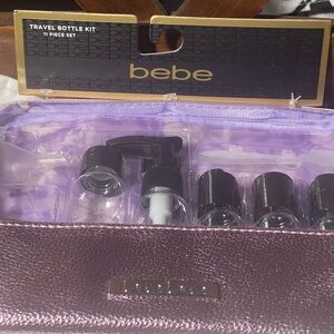 Bebe Travel Bottle Kit with Lavender Case